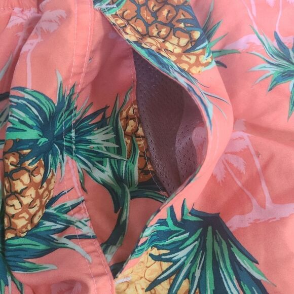 OLD NAVY Swim Trunks‎ Men Boys Hawaii Pineapple Print sz S - Picture 9 of 13